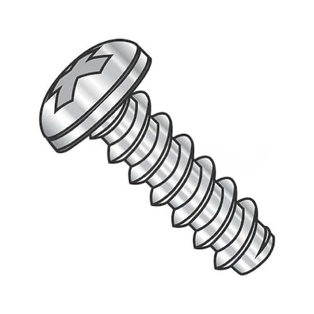 Usa Industrials Self-Drilling Screw, #10-16 x 5/8", Plain 18-8 Stainless Steel Pan Head Phillips Drive BULK-SCRW-13945